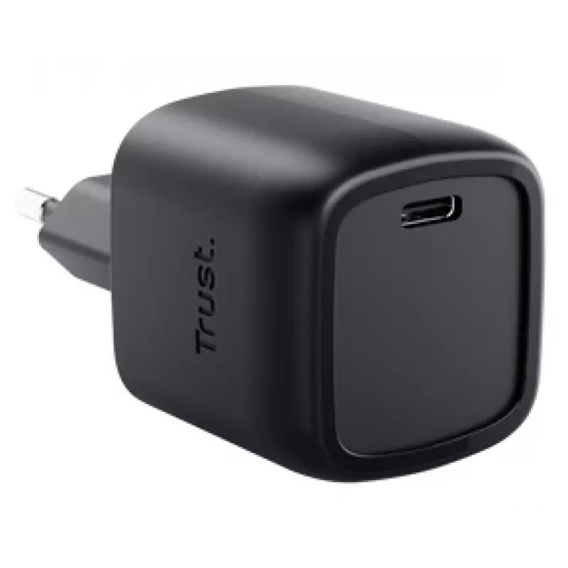Trust Maxo 30W USB-C GaN įkroviklis vidaus greitasis įkrovimas juodas