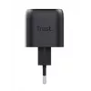 Trust Maxo 30W USB-C GaN įkroviklis vidaus greitasis įkrovimas juodas