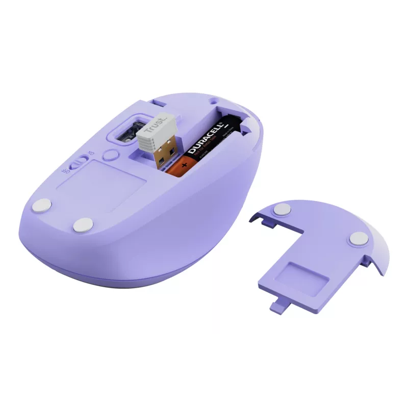 Trust Yvi+ pelė Universali Abiem rankoms tinkama RF belaidė + Bluetooth Optinė 1600 DPI