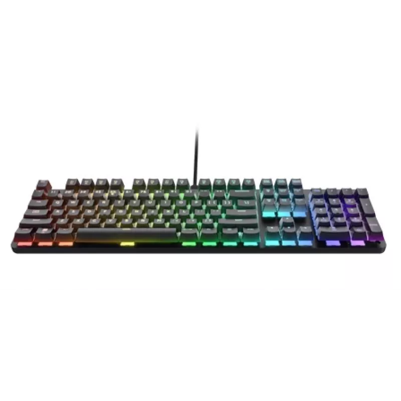 Trust GXT 871 Zora klaviatūra, skirta žaidimams, USB, AZERTY, belgiška, juoda