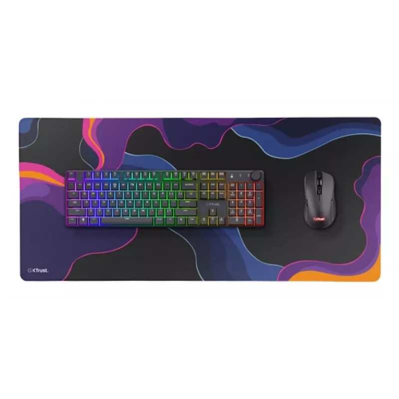 Trust GXT 759 XXL Žaidimų pelės kilimėlis Juoda, Mėlyna, Rožinė, Violetinė