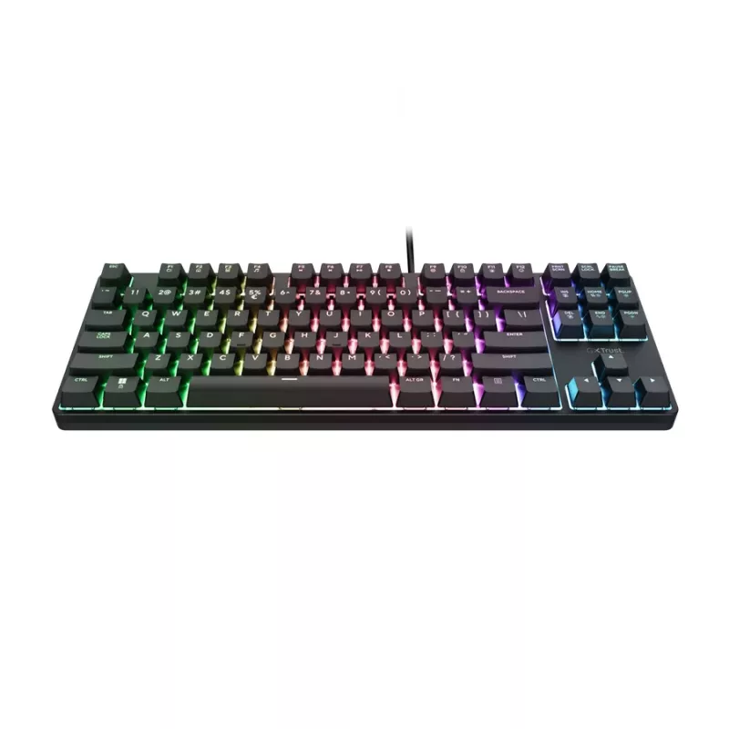 Trust GXT 864 Cada klaviatūra Skirta žaidimams USB QWERTY anglų Juoda