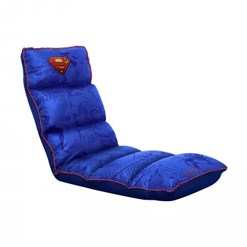 Grindinė kėdė TRUST GXT 718SM RAYZEE Superman mėlyna – žemo profilio žaidimų grindinė sėdynė