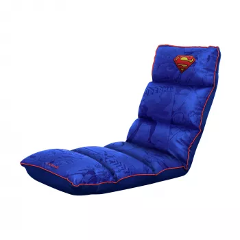 Grindinė kėdė TRUST GXT 718SM RAYZEE Superman mėlyna – žemo profilio žaidimų grindinė sėdynė