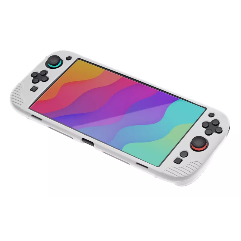 Dangtelis Trust GXT 1253W silikoninis griebiamasis dėklas Nintendo Switch 2 baltas