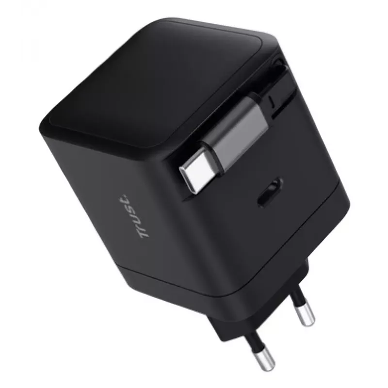 TRUST Charger Maxo 65W USB-C su 67 cm ištraukiamu kabeliu