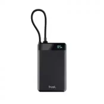 Trust 25880 išorinė baterija Ličio jonų (Li-Ion) 10000 mAh Juoda