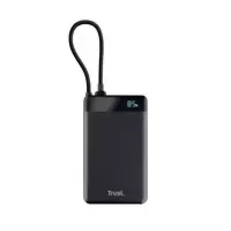 Trust 25880 išorinė baterija Ličio jonų (Li-Ion) 10000 mAh Juoda