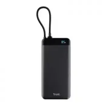 Išorinė baterija TRUST Fiera 20000 mAh — 2x USB-C, juoda
