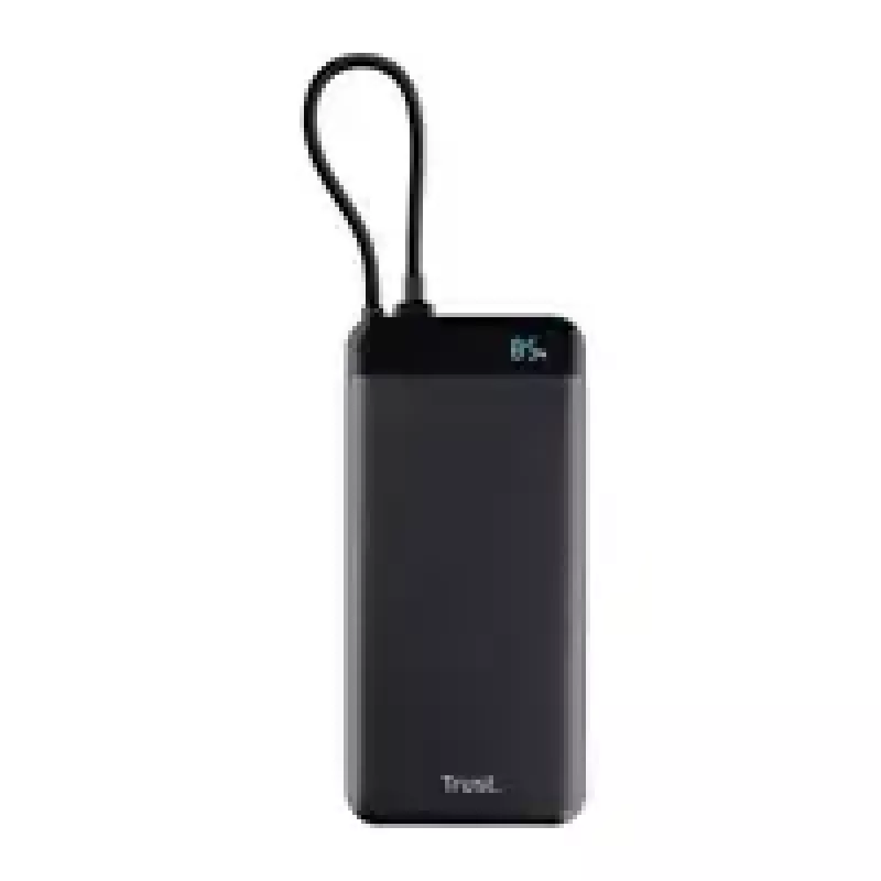 Išorinė baterija TRUST Fiera 20000 mAh — 2x USB-C, juoda
