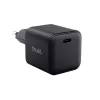 Įkroviklis TRUST Maxo Ultra-small 65W GaN USB-C juodas su 2 m laidu