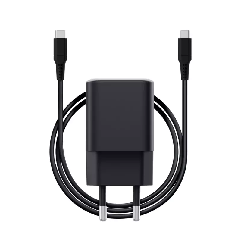 Įkroviklis TRUST Maxo Ultra-small 65W GaN USB-C juodas su 2 m laidu