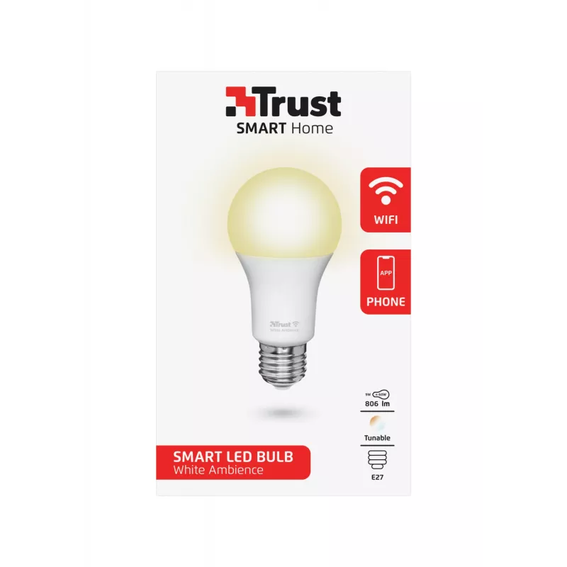 Trust 71285 išmanusis apšvietimas Išmanioji lemputė Wi-Fi