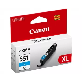 Canon CLI-551XL C su apsauga rašalo kasetė 1 vnt. Originalius didelės talpos (XL) Photo Žydra