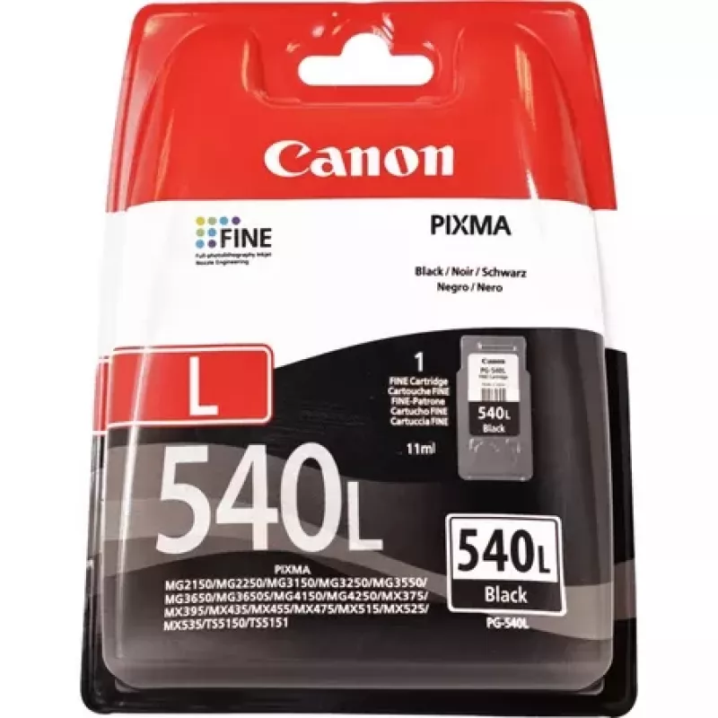 Canon PG-540L rašalo kasetė 1 vnt. Originali Juoda
