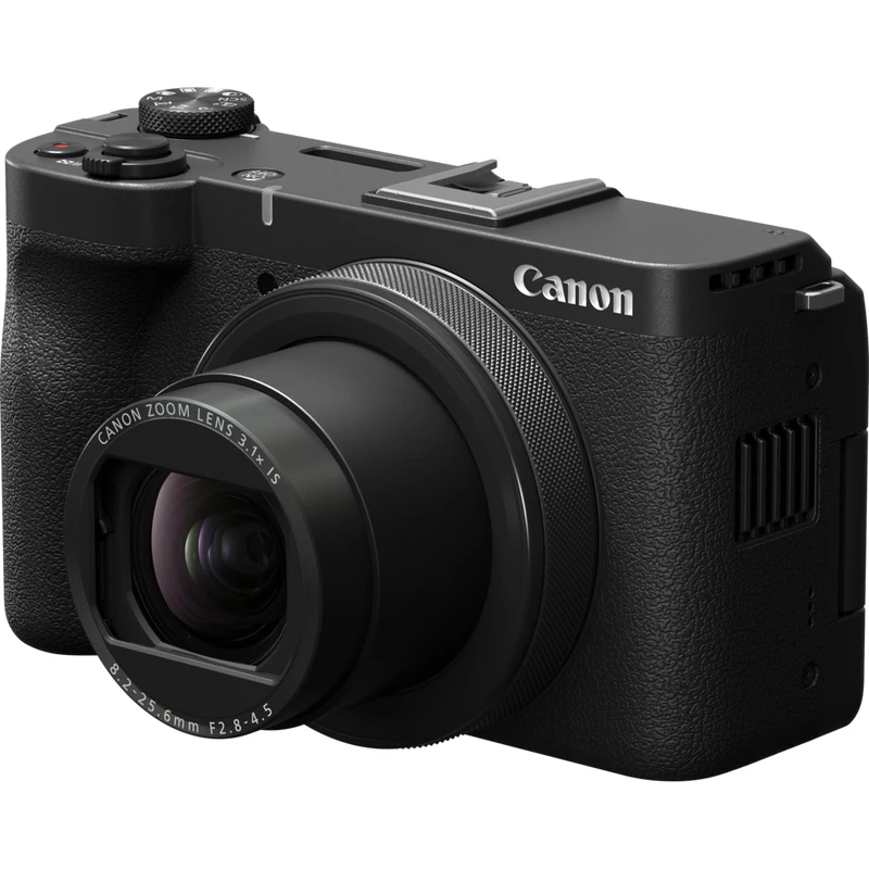 Kompaktiškas fotoaparatas Canon PowerShot V1 Premium Vlogger Kit – 22,3 MP, 1/4 colio CMOS, 4K UHD, 3,1x optinis priartinimas, 3 colių jutiklinis ekranas, juodas