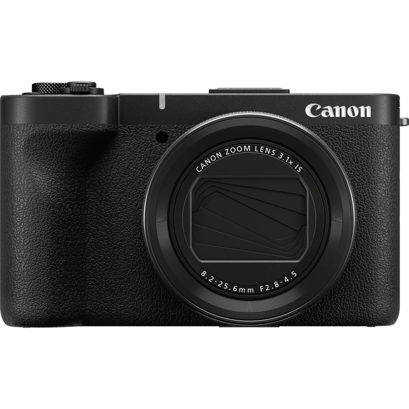 Kompaktiškas fotoaparatas Canon PowerShot V1 Premium Vlogger Kit – 22,3 MP, 1/4 colio CMOS, 4K UHD, 3,1x optinis priartinimas, 3 colių jutiklinis ekranas, juodas