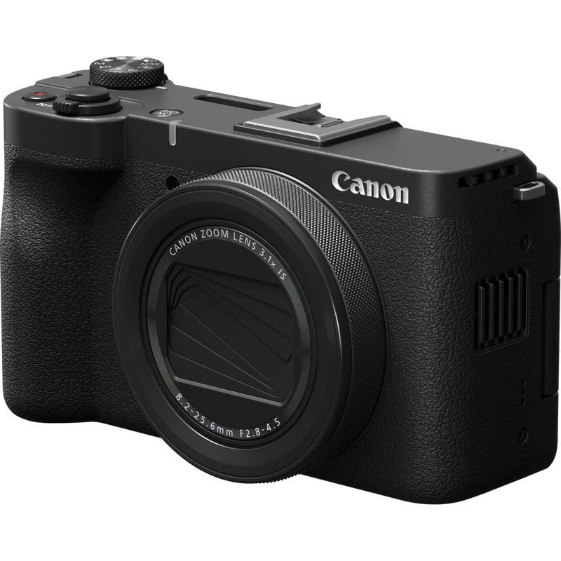Kompaktiškas fotoaparatas Canon PowerShot V1 Premium Vlogger Kit – 22,3 MP, 1/4 colio CMOS, 4K UHD, 3,1x optinis priartinimas, 3 colių jutiklinis ekranas, juodas