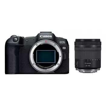 Canon EOS R8 + RF 24-105mm F4-7.1 IS STM MILC 24,2 MP CMOS 6000 x 4000 pikselių juoda