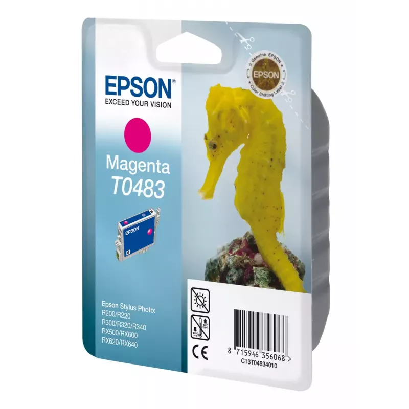 Rašalo kasetė Epson T0483 C13T04834010 purpurinė
