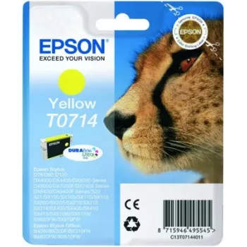 “Epson Cheetah” vienetinis geltonas T0714 DURABrite Ultra rašalas