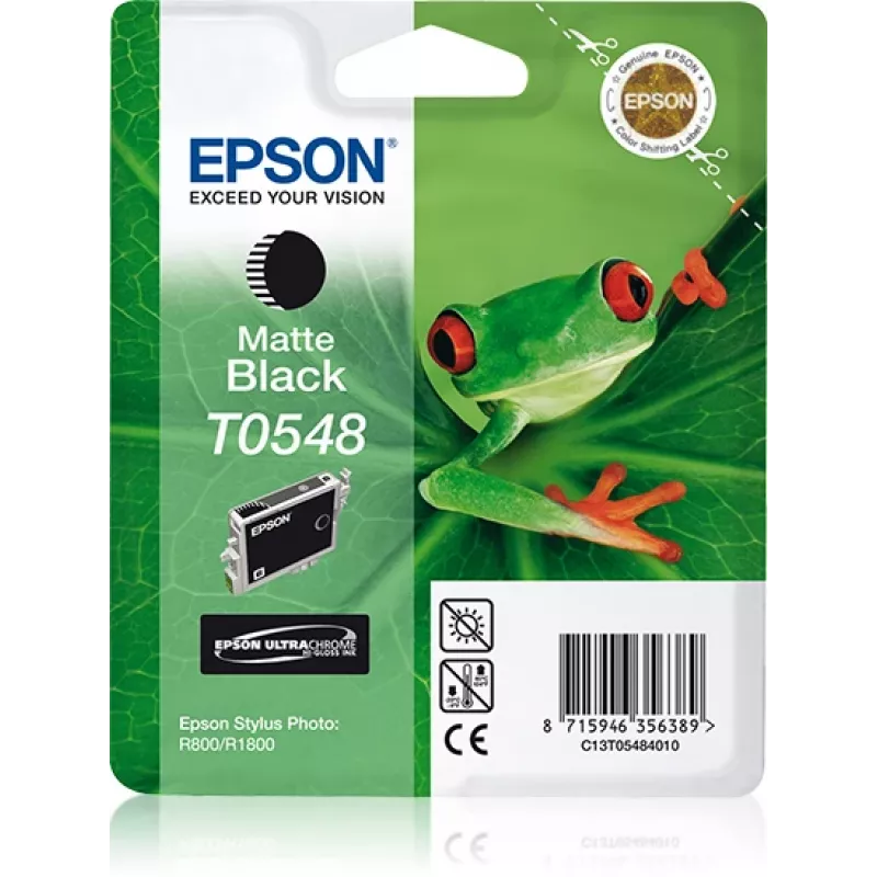 Epson Singlepack T0548 Ultra Chrome Hi-Gloss matinė juoda, 13 ml, 1 vnt.