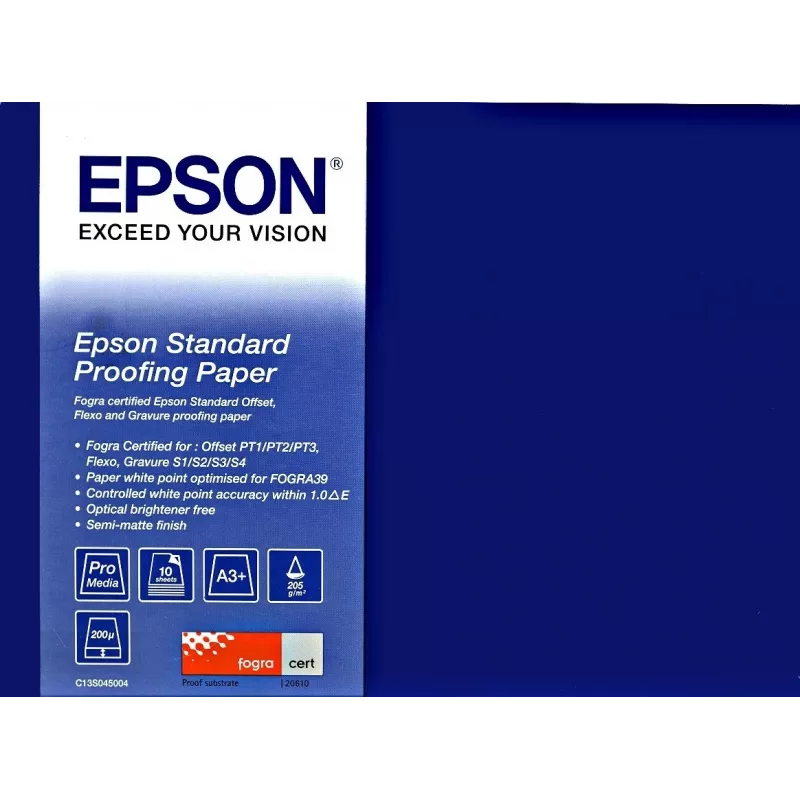 Epson Standard Proofing Paper 240, 24 col. x 30,5 m, 30.5 m, 61 cm, pusiau matinis, 205 g/m²