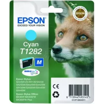 Epson Fox Singlepack Žydra T1282 DURABrite Ultra rašalas