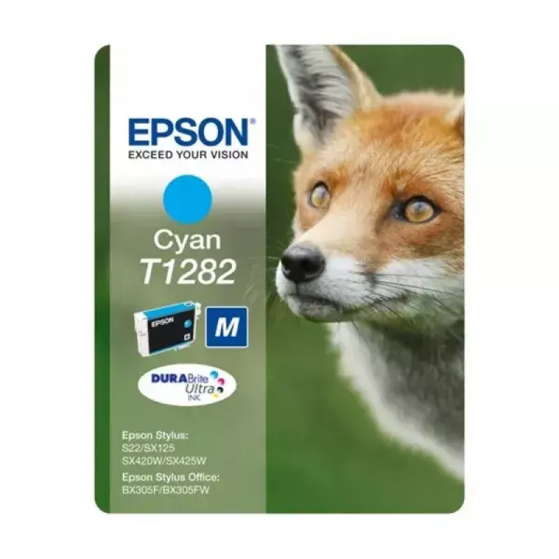 Epson Fox Singlepack Žydra T1282 DURABrite Ultra rašalas