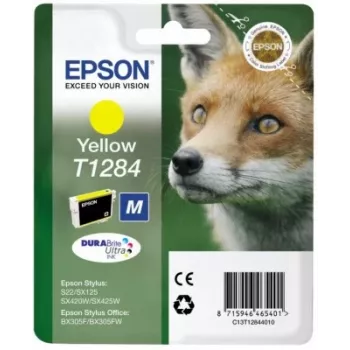 Epson Fox Singlepack Geltona T1284 DURABrite Ultra rašalas