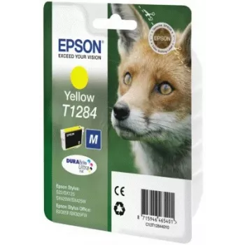 Epson Fox Singlepack Geltona T1284 DURABrite Ultra rašalas