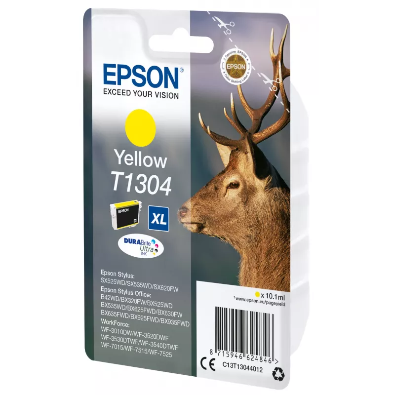 Epson Stag Singlepack Geltona T1304 DURABrite Ultra Ink