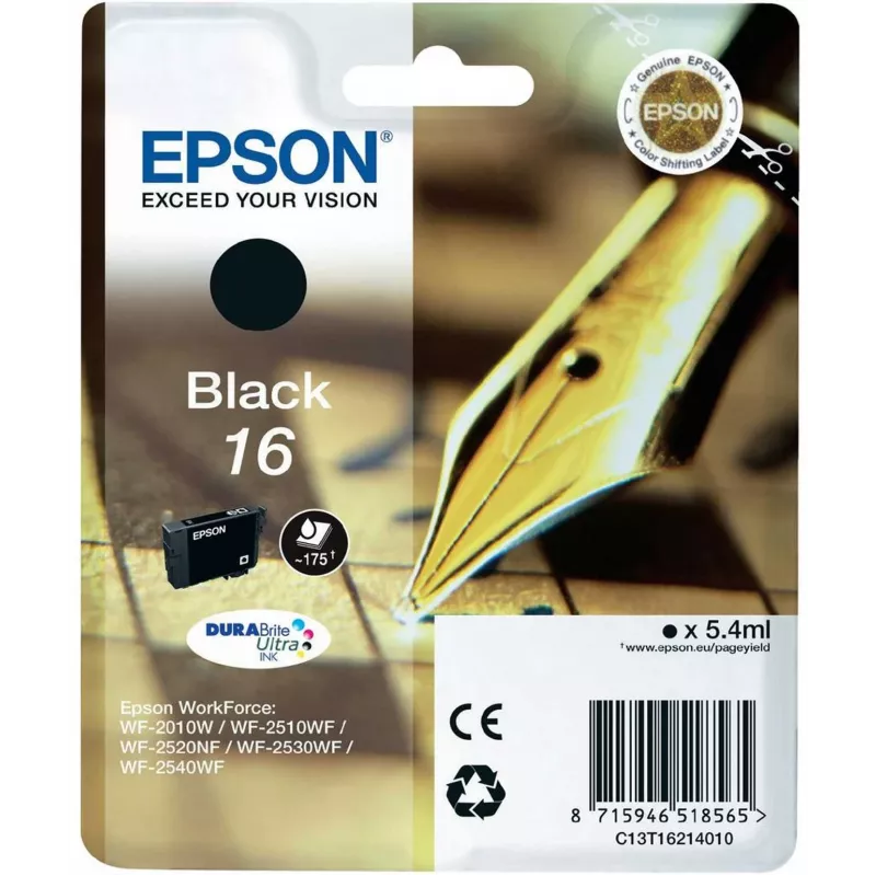 Epson Pen and crossword Singlepack Juoda 16 DURABrite Ultra Ink