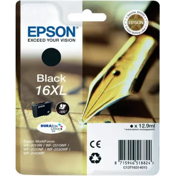 Epson rašiklio ir kryžiažodžio vienos pakuotės juodas 16XL DURABrite Ultra rašalas