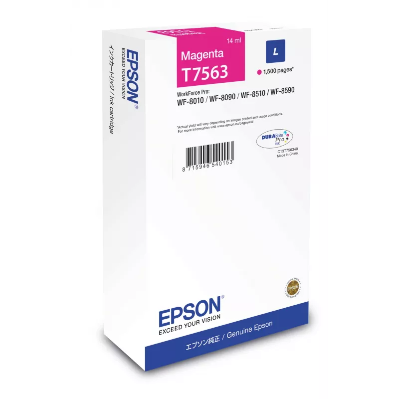 Epson rašalo kasetė L Magenta, Magenta, Pigmentinis rašalas, 1 vnt.