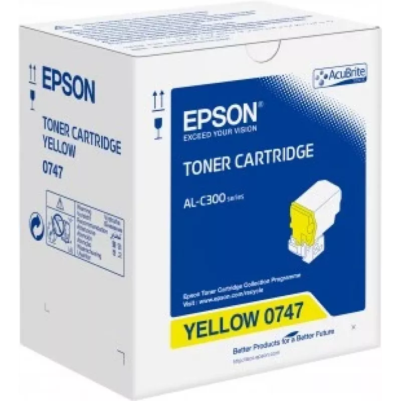 Epson Geltona tonerio kasetė 8.8k, 8800 puslapių, Geltona, 1 vnt.