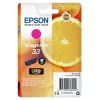 Epson Oranžinės Singlepack Magenta 33 Claria Premium Rašalas, Magenta, Pigmentinis rašalas, 4,5 ml, 1 vnt., 300 puslapių
