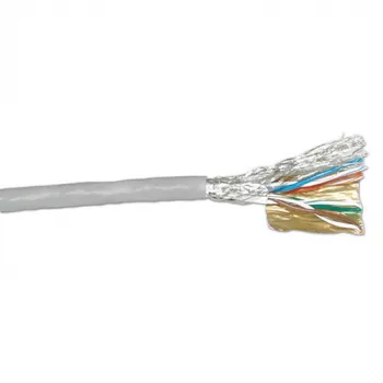 Kabelis ACT CAT 6A S/FTP PVC montažinis 305 m pilkas