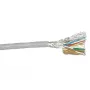 Kabelis ACT CAT 6A S/FTP PVC montažinis 305 m pilkas