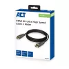 ACT 2 metrų HDMI 8K Ultra High Speed kabelis v2.1 HDMI-A kištukas - HDMI-A kištukas