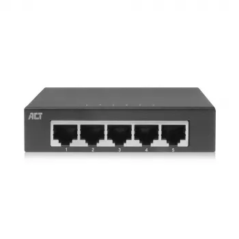 Nevaldomas komutatorius ACT AC4415 Gigabit Ethernet 5 prievadai 10 Gbit/s