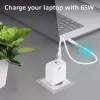 ACT USB-C įkroviklis 65W 2 prievadų su Power Delivery PPS ir GaNFast