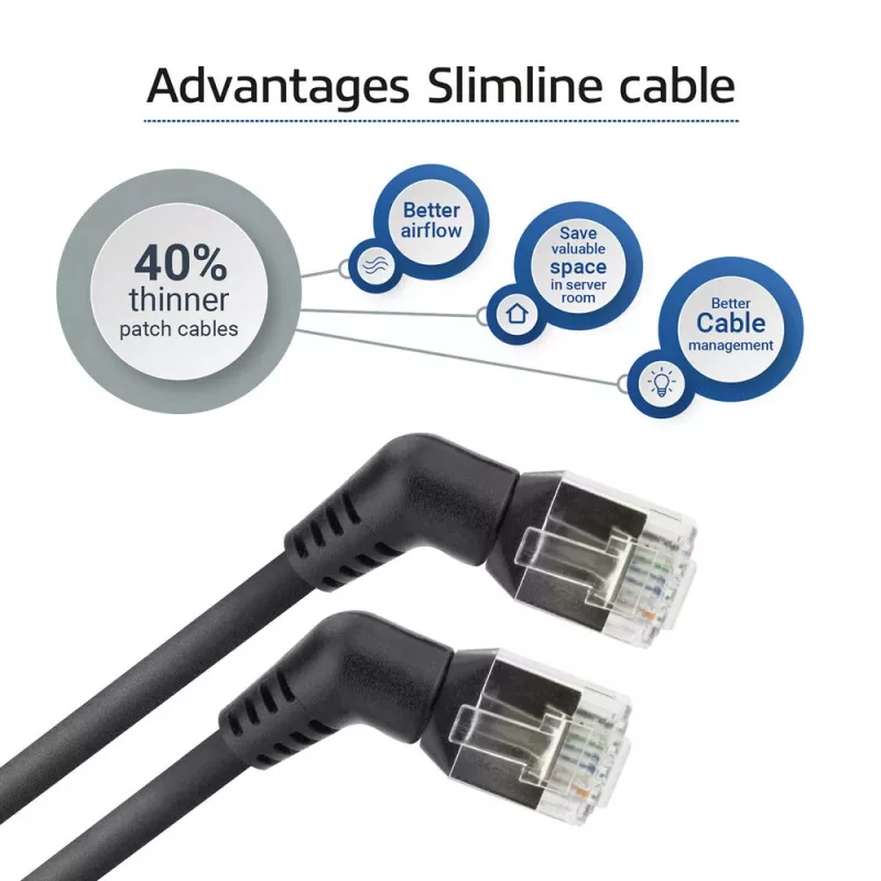 Tinklo kabelis ACT DD1907 Cat6 U/FTP (STP) 7 m, RJ-45 į RJ-45, auksuoti kontaktai, juodas