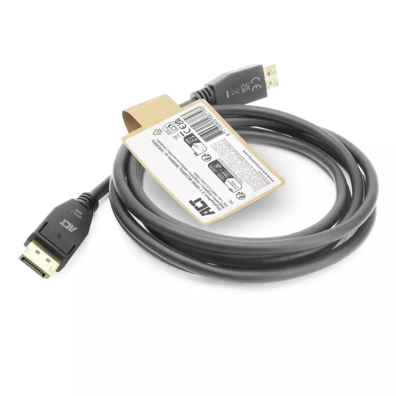 ACT AK4082 DisplayPort kabelis 2 m juodas