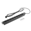 ACT prailginimo laidas PDU 19 colių CEE7/7 su 9 E tipo lizdais, 3 m H05VV-F 3G1.5