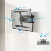 Pilno judėjimo TV sieninis laikiklis ACT AC8357, skirtas 43 colių–90 colių ekranams, VESA 100x200–600x400, pakreipimas -15°–3°, pasukimas ±30°, maks. apkrova 50 kg, itin plonas