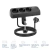 ACT stalinis maitinimo lizdas su 3 F tipo lizdais, 30 W „Power Delivery“, USB Type-C/A prievadais, laido ilgis 1,5 metro