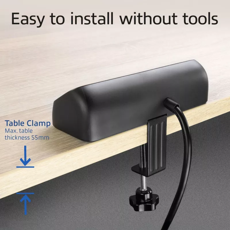 ACT stalinis maitinimo lizdas su 3 F tipo lizdais, 30 W „Power Delivery“, USB Type-C/A prievadais, laido ilgis 1,5 metro