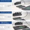 ACT stalinis maitinimo lizdas su 3 F tipo lizdais, 30 W „Power Delivery“, USB Type-C/A prievadais, laido ilgis 1,5 metro