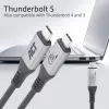 ACT USB4 80 Gbps Thunderbolt 5 laidas 240 W USB Type-C, USB-IF sertifikuotas, 1,5 metro